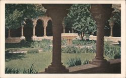 Cuxa Cloister Arcades & Garden Postcard The Cloisters NYC Postcard