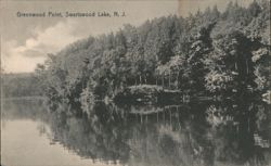 Greenwood Point, Swartswood Lake, NJ Postcard