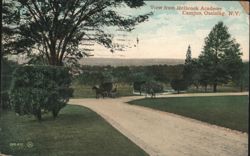 View from Holbrook Academy Campus, Ossining, NY Postcard