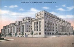 Department of Interior Building Postcard