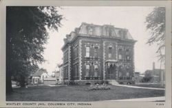 Whitley County Jail, Columbia City, Indiana Postcard