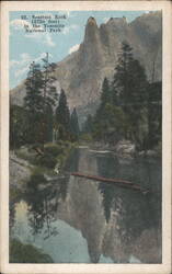 Sentinel Rock (2750 feet) Yosemite National Park Postcard