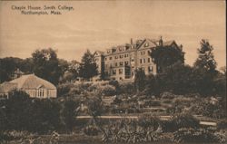 Chapin House, Smith College, Northampton, Mass. Postcard