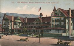 Hotel Metropole, Avalon, Santa Catalina Island Postcard