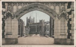 Gate, College of the City of New York Postcard
