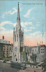 Grace Church, New York City Postcard