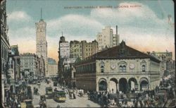 Herald Square Looking North, New York Postcard
