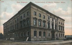 New England Conservatory of Music, Boston, Mass. Postcard