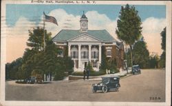 City Hall, Huntington, Long Island, NY Postcard