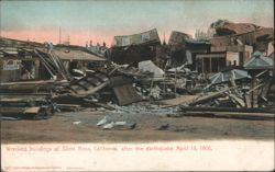 Wrecked buildings after earthquake April 18, 1906 Postcard