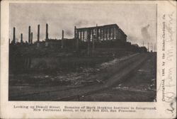 San Francisco: Powell St, Mark Hopkins Institute, Fairmount Hotel Postcard