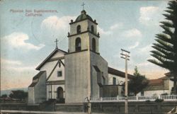 Mission San Buenaventura, California Postcard