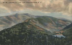 Mt. Lafayette and Echo Lake, Franconia Notch Postcard