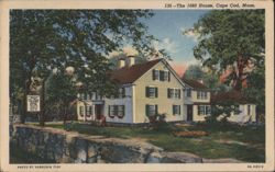 The 1680 House, Colonel John Thacher House, Yarmouth, MA Postcard