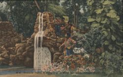 Seminole Indian Wishing Well, Musa Isle Indian Village Postcard