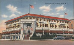 Hotel Lincoln, Asbury Park, N. J. Postcard