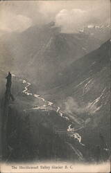 The Illecillewaet Valley Glacier B. C. Postcard
