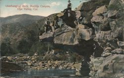 Overhanging Rock, Matilija Canyon, Ojai Valley Postcard