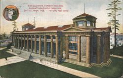 East Elevation, Forestry Building, Alaska-Yukon-Pacific Exposition Postcard