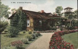 A California Bungalow Postcard