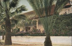 The Priest's House San Gabriel Mission, CA Postcard