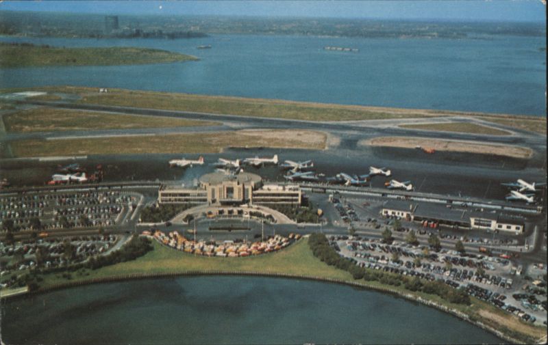 La Guardia Airport Aerial View New York