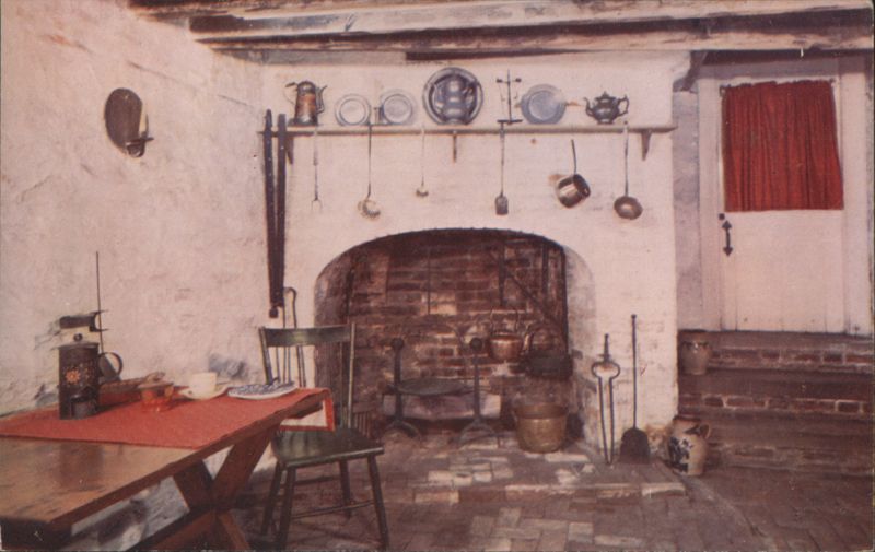 Betsy Ross House Basement Kitchen, Furnished by Military Order Philadelphia Pennsylvania