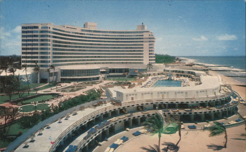 The Fontainebleau Resort-Hotel, Cabana and Yacht Club Miami Beach Florida