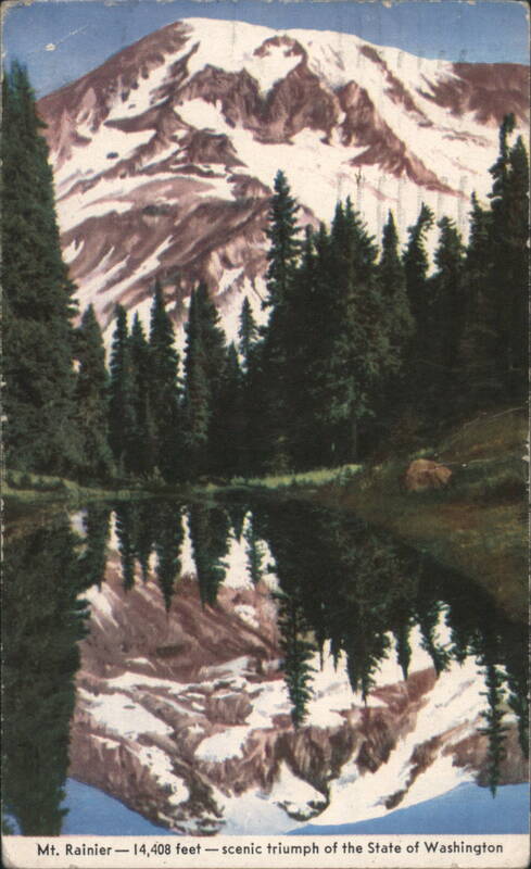 Mt. Rainier - 14,408 ft. - Washington State Scenic Triumph
