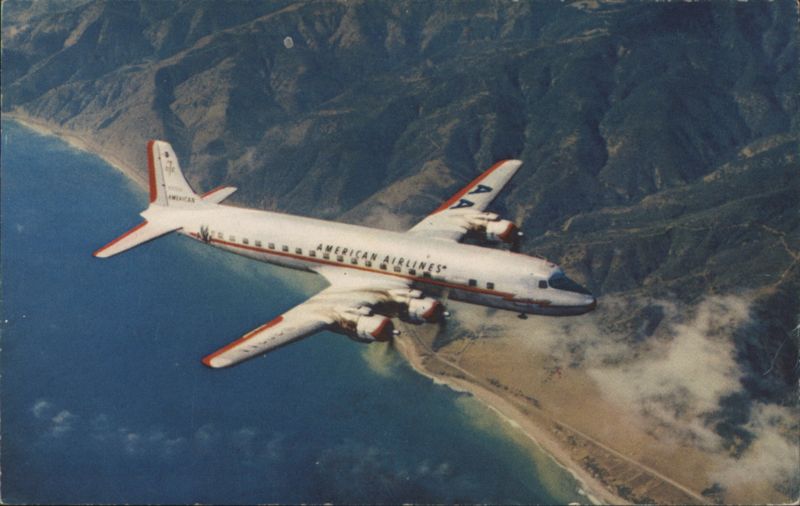 American Airlines DC-7 Flagship Coast-to-Coast Airliner
