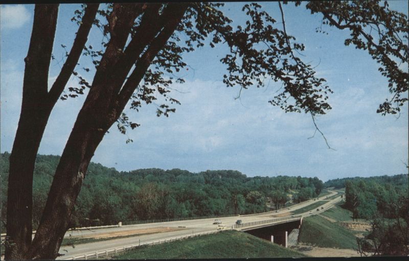 New York State Thruway North at Mile Marker 84, Kingston