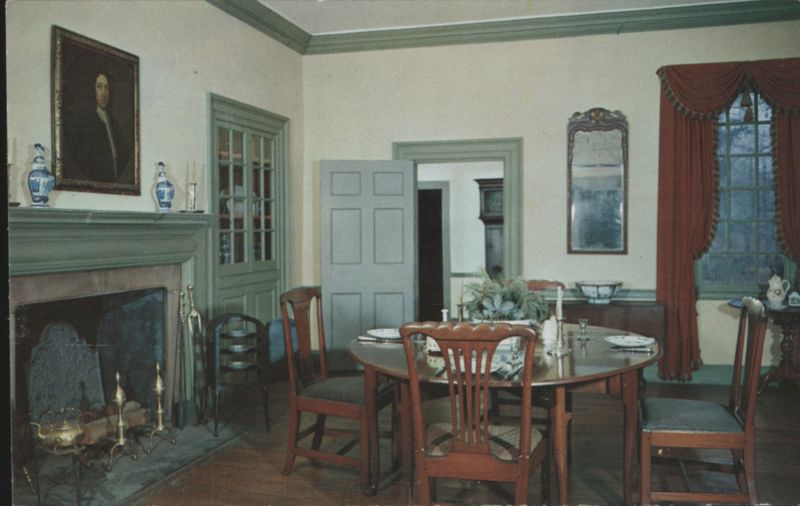 Mrs. Ford's Living & Dining Room, Washington's HQ, Morristown New Jersey