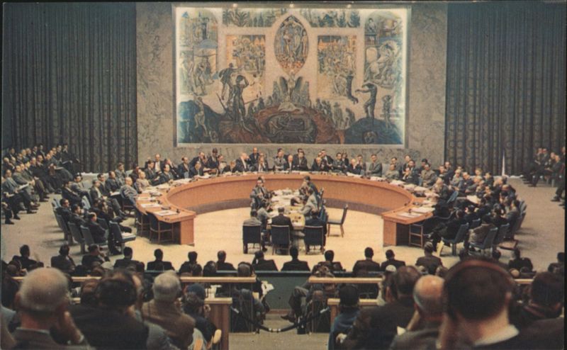 United Nations Security Council Chamber, New York Per Krohg