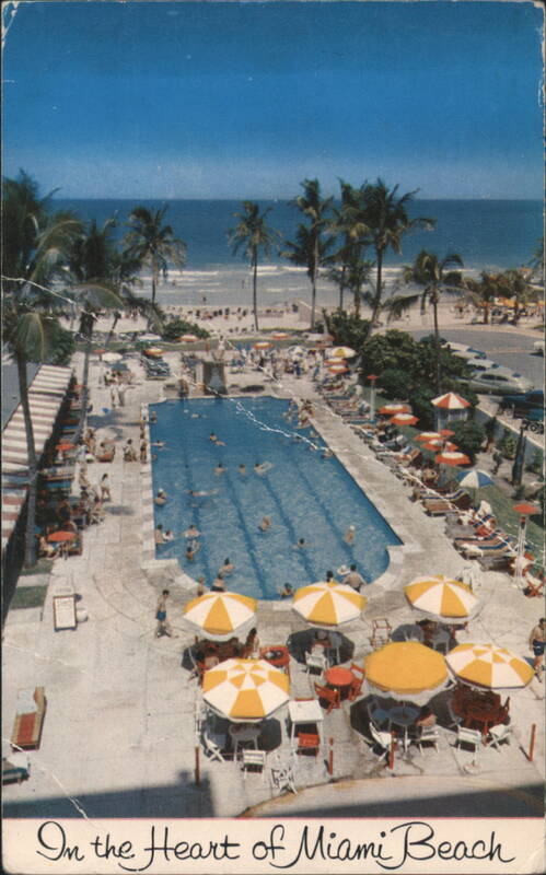 The Sands Hotel & Apts, Oceanfront Pool, Miami Beach, FL Florida