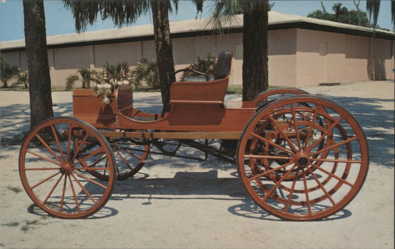1897 Duryea Buggyaut Motor Wagon Car, Oldest in Collection