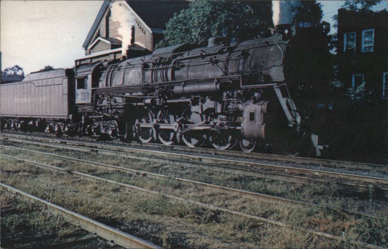 Chesapeake & Ohio 601 Greenbrier 4-8-4 Locomotive Patrick Henry Charlottesville Virginia