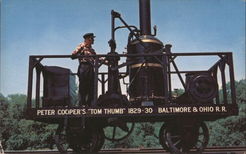 Peter Cooper's Tom Thumb Replica 1829-30 B&O R.R. Baltimore Maryland