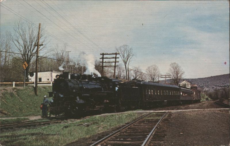 COOPERSTOWN & CHARLOTTE VALLEY RR 0-6-0 switcher No. 2 New York