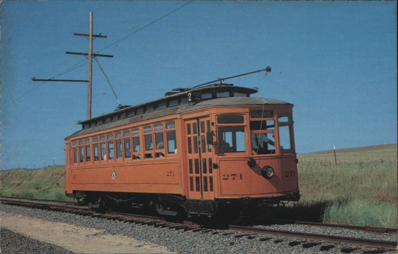Key System Suburban Car 271 at California Railway Museum Rio Vista Junction