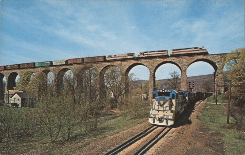 Erie Lackawanna Starrucca Viaduct Train Jim Shaughnessy