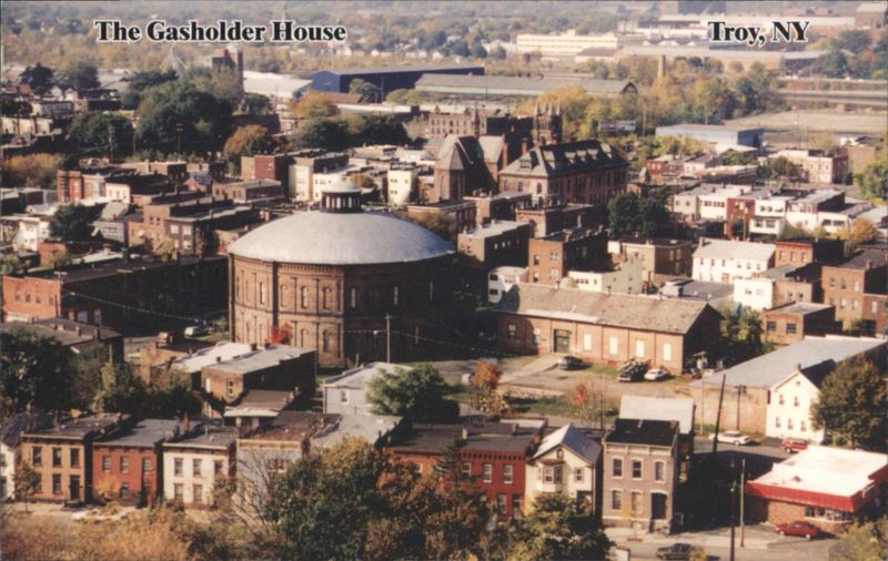 The Gasholder House & Neighborhood, Troy, NY New York
