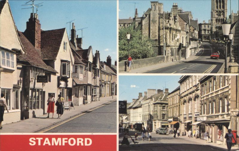 Stamford Street Scenes: St. Paul's, Bridge, St. Mary's Hill United Kingdom
