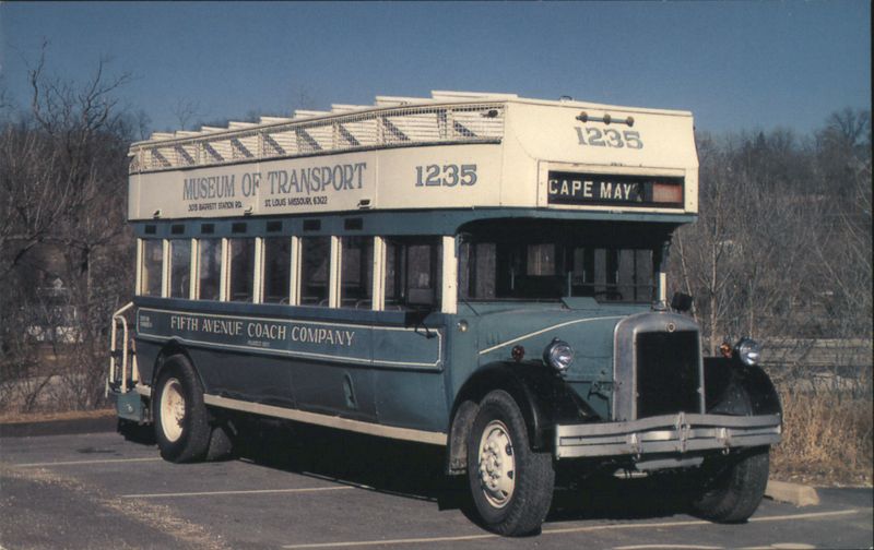 National Museum of Transport Double-Deck Bus #1235 St. Louis Missouri