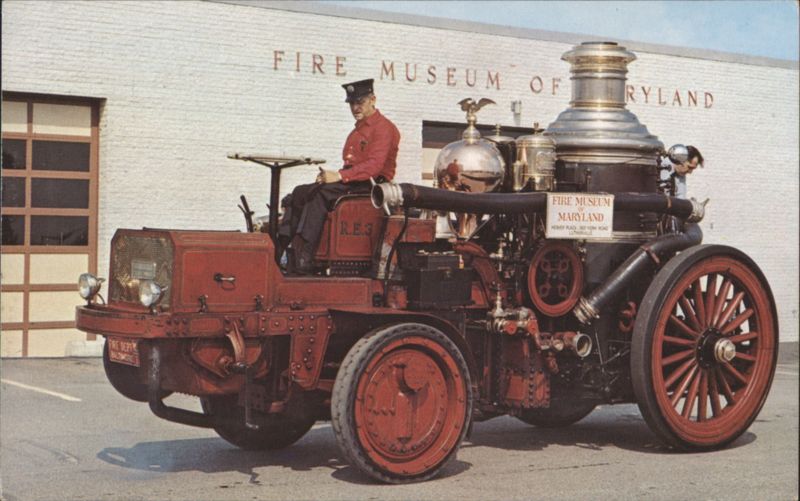 1906 American LaFrance Steam Pumping Engine, Fire Museum Lutherville Maryland