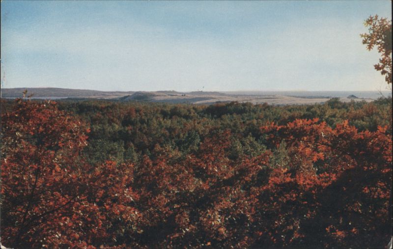 Autumn View Silver Lake Dunes & Lake Michigan, MI Hoyt Louis Avery