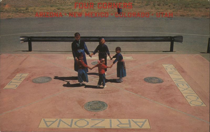 Four Corners Monument, AZ NM CO UT Bob Petley Native Americana