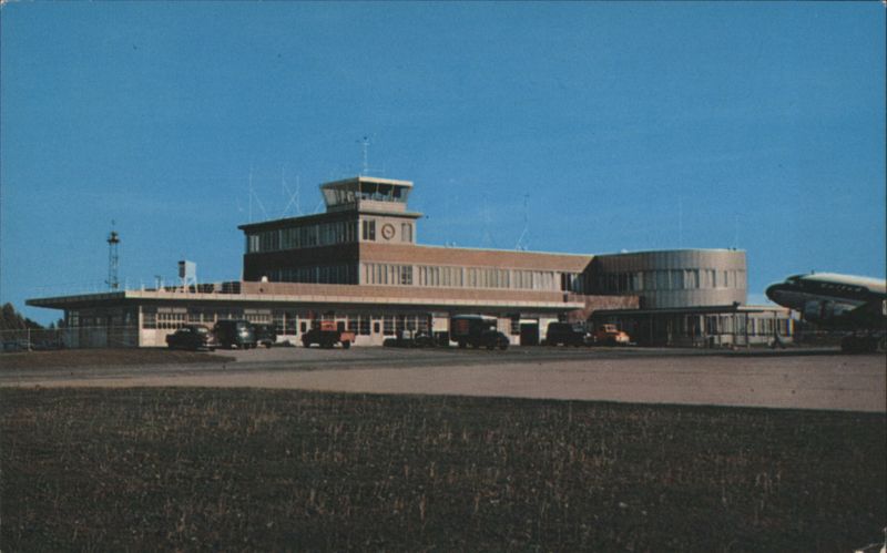 Des Moines Municipal Airport Terminal Building & Control Tower Iowa