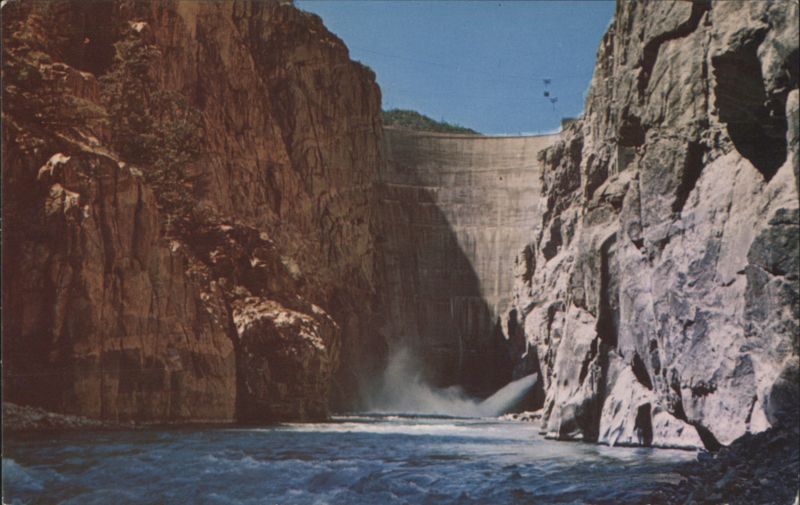 Buffalo Bill Dam, Shoshone Canyon, Wyoming Cody Mike Roberts