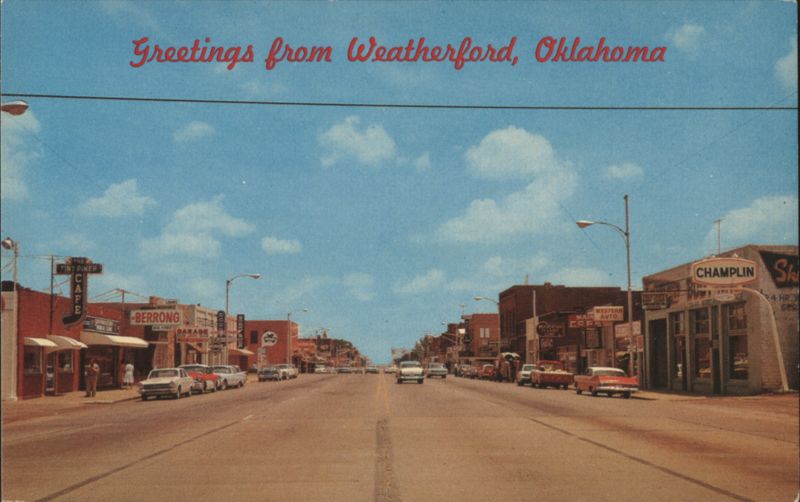 Main Street, US 66 & I-40, Weatherford, Oklahoma Lloyd Jesseph