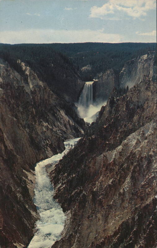 Lower Falls of the Yellowstone from Artist Point Yellowstone National Park
